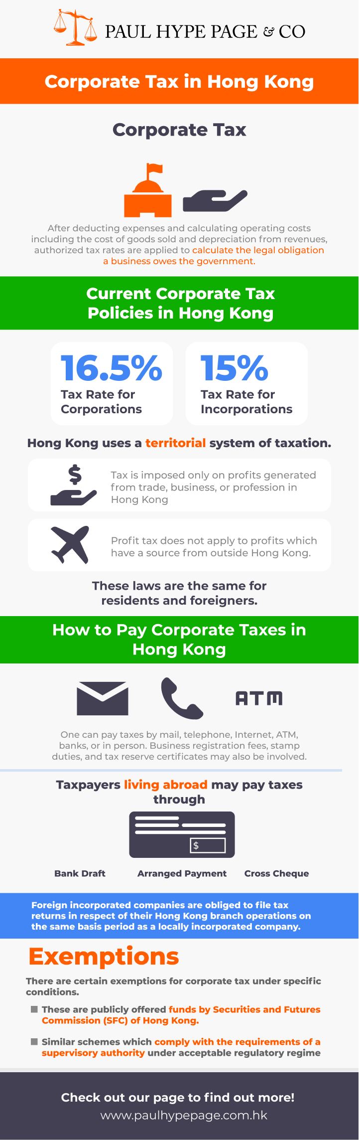 Corporate Tax in Hong Kong Hong Kong Corporate Tax