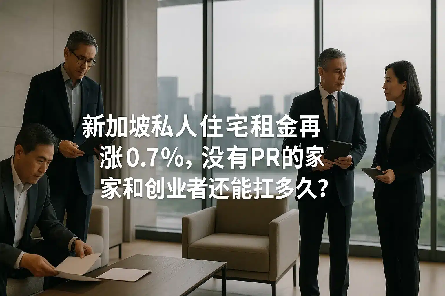 新加坡私人住宅租金再涨0.7%：没有PR、没有自住房的家庭和创业者该继续租，还是重做公司与身份布局？