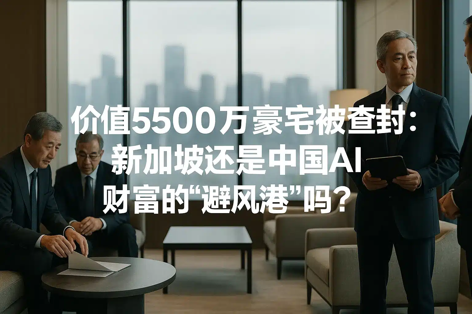 价值5500万豪宅被查封后：新加坡还是中国AI财富与业务的“避风港”吗？