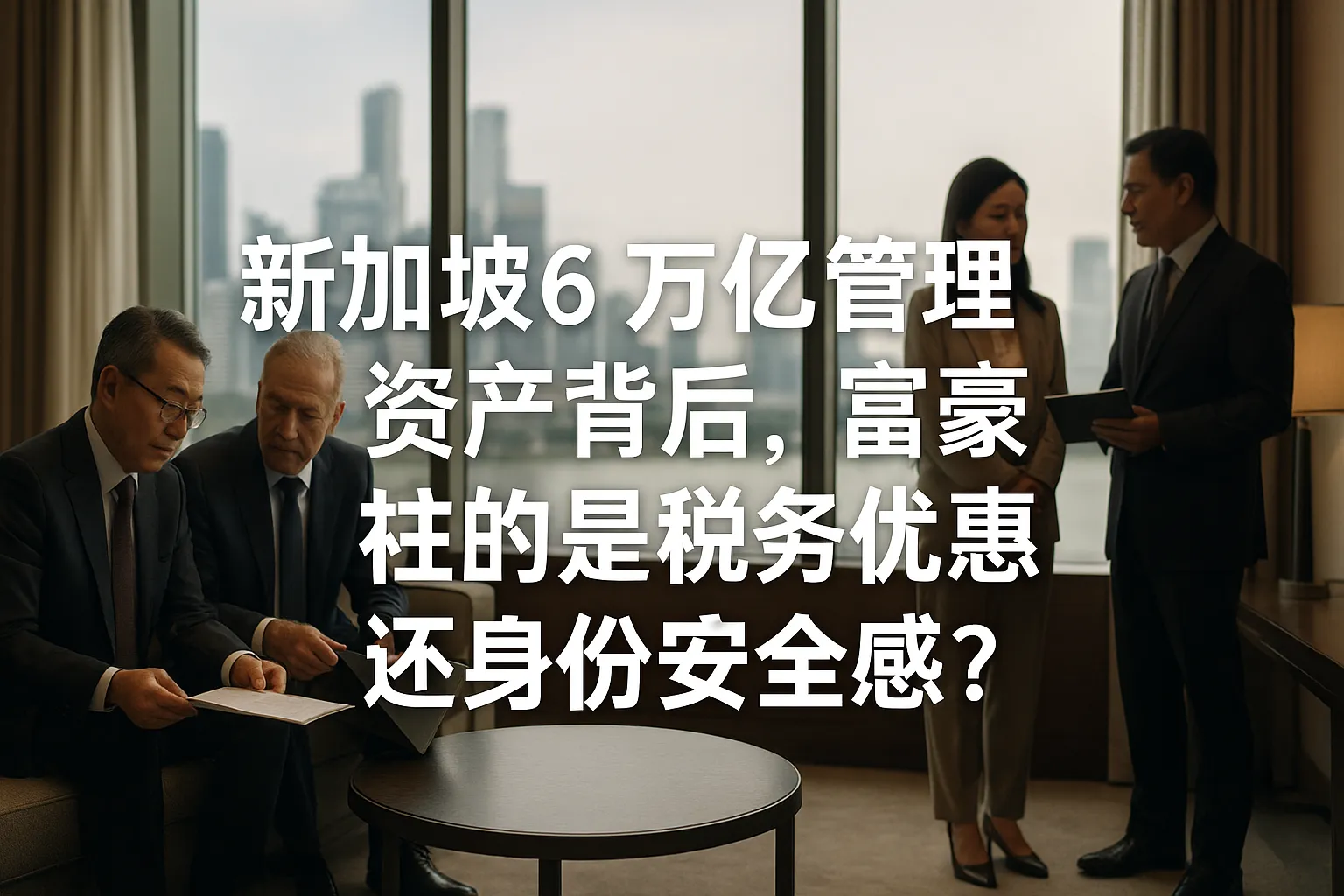 新加坡6.7万亿新元资产管理规模增长：你押注的是税务优惠，还是“身份与资产安全感”？