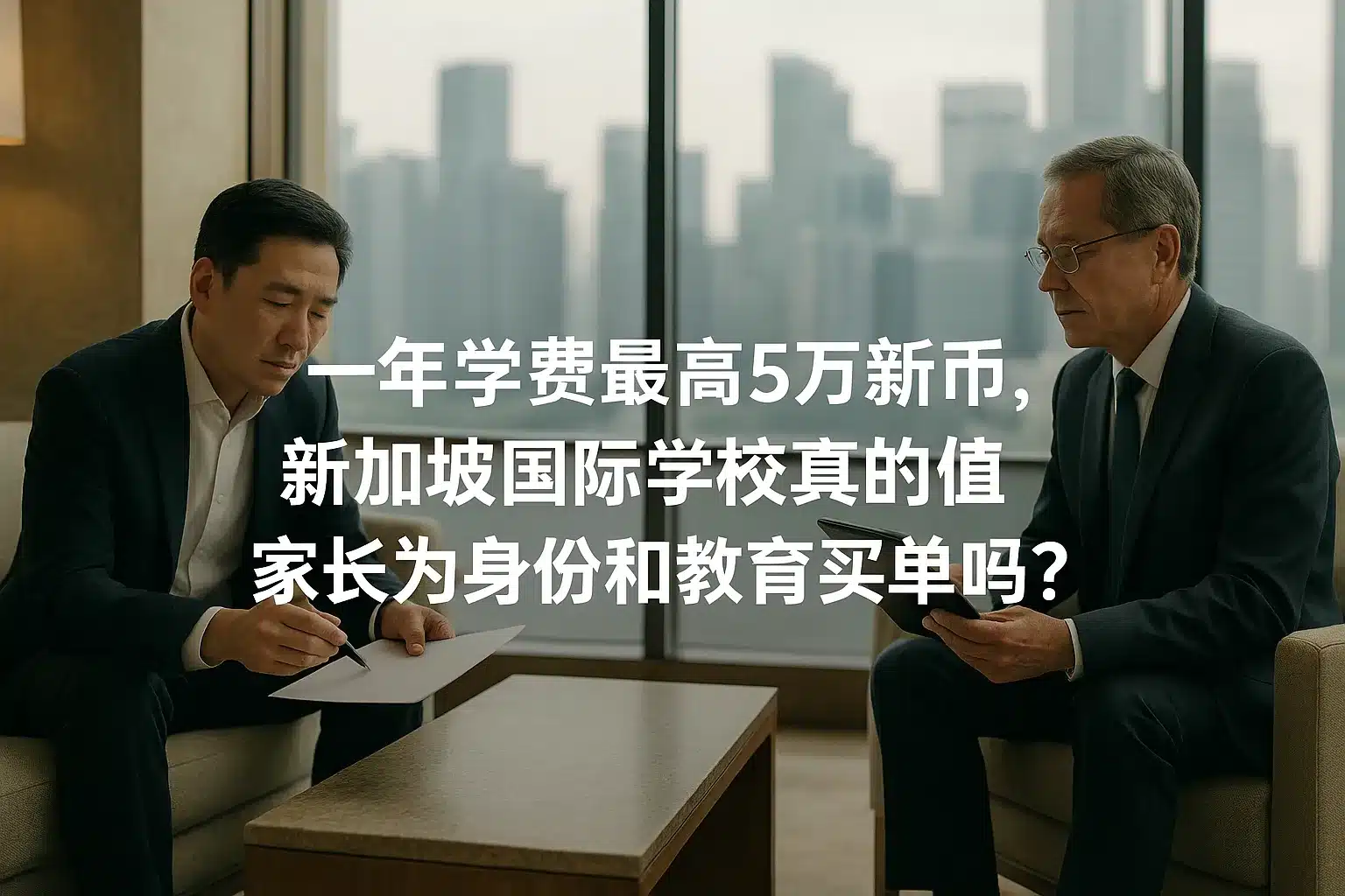 一年学费最高5万新币的新加坡国际学校，真的值得为身份和教育一起买单吗？