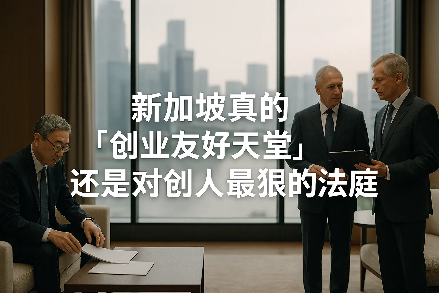 新加坡真是“创业友好天堂”，还是对创始人最刚性的法庭？