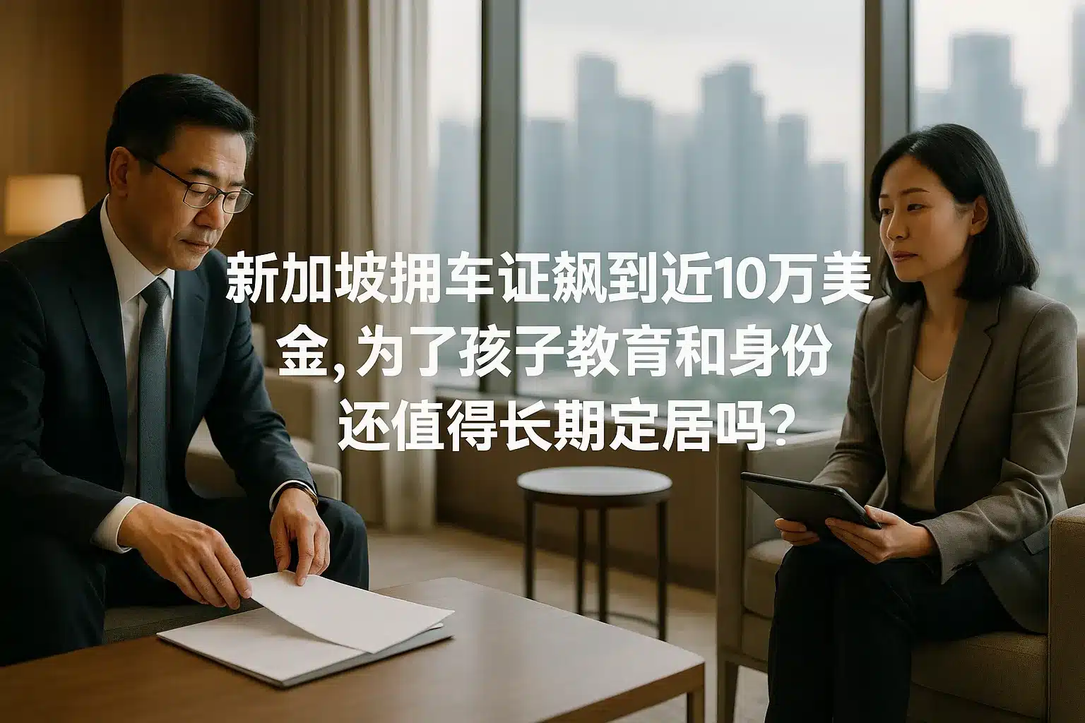 新加坡拥车证逼近10万美元：为了孩子教育与身份，还值得全家长期定居吗？